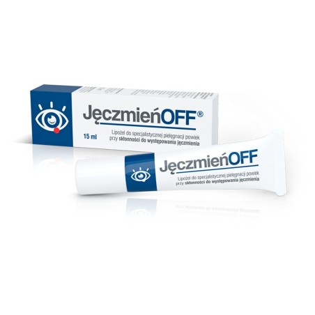 JęczmieńOff - StyeOff Lipogel per la cura specializzata delle palpebre se sei incline all'orzaiolo, 15 ml