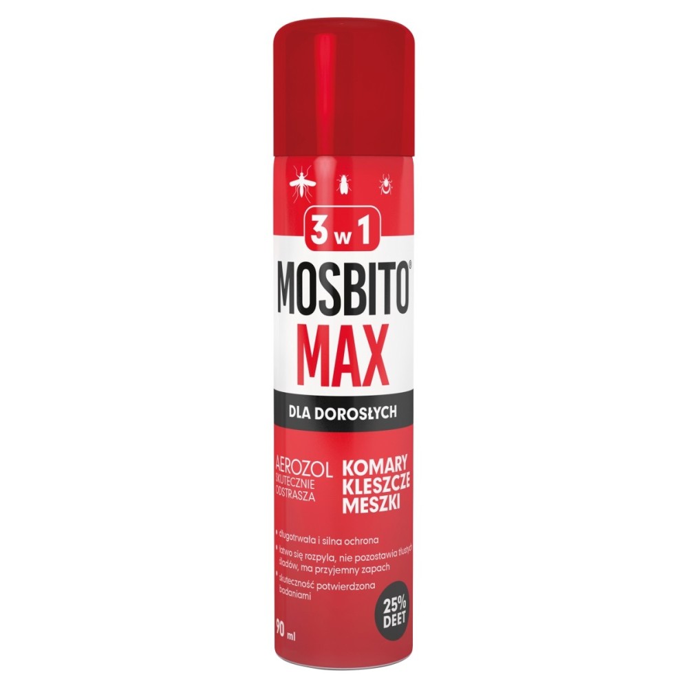 Mosbito Max Mosquito and tick repellent spray 90 ml.