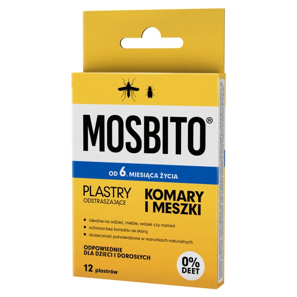 Mosbito Moskito und Mückenschutzpflaster 12 Stück
