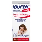 Ibufen dla dzieci Forte o smaku trusk zaw doustna 200mg/ 5ml opak 40 ml