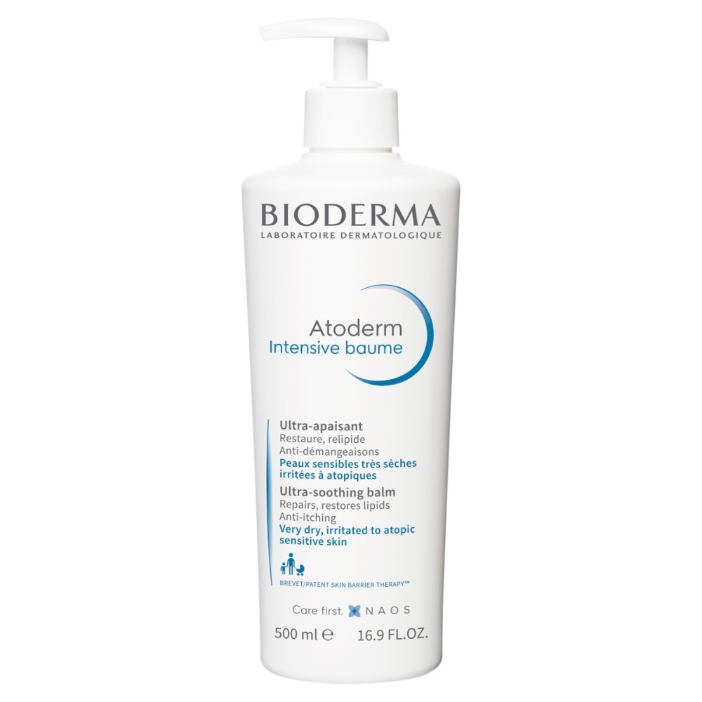 Bioderma Atoderm Ultra-beruhigender, erweichender Balsam für sehr trockene und atopische Haut 500 ml