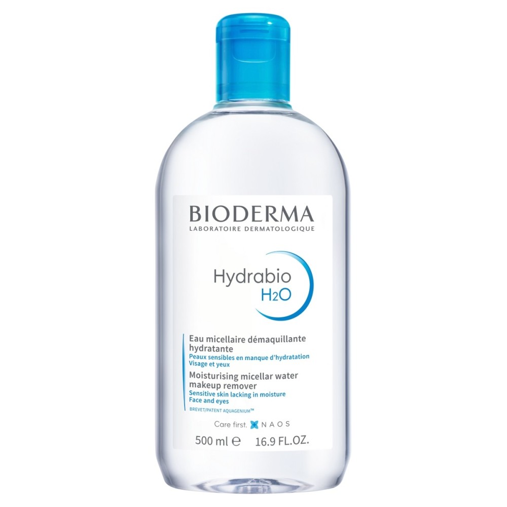 Bioderma Hydrabio H₂O Original skin cleansing micellar water 500 ml