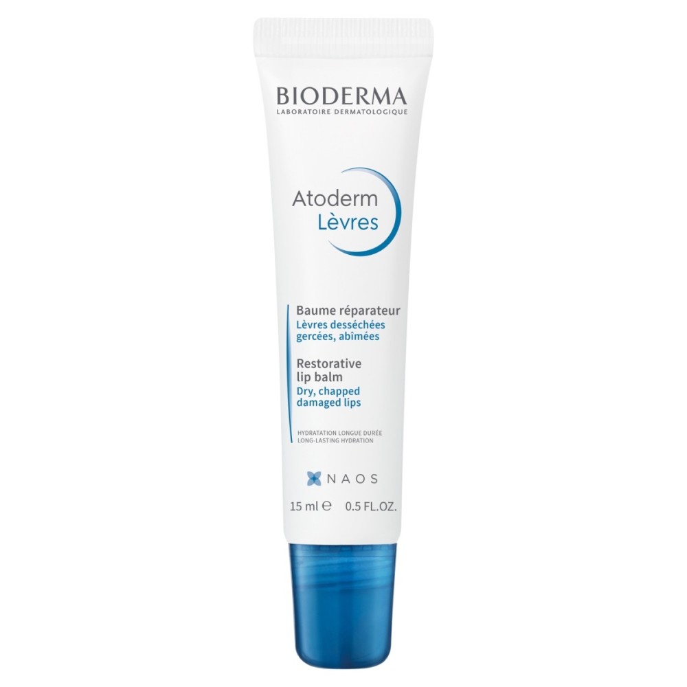 Bioderma Atoderm Lèvres Nourishing and regenerating balm for chapped and dry lips 15 ml