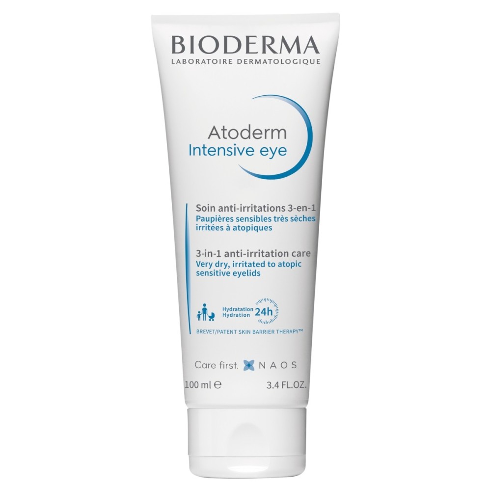 Bioderma Atoderm Intensive Eye Soothing 3-in-1 cream for dry or irritated eyelid skin 100 ml