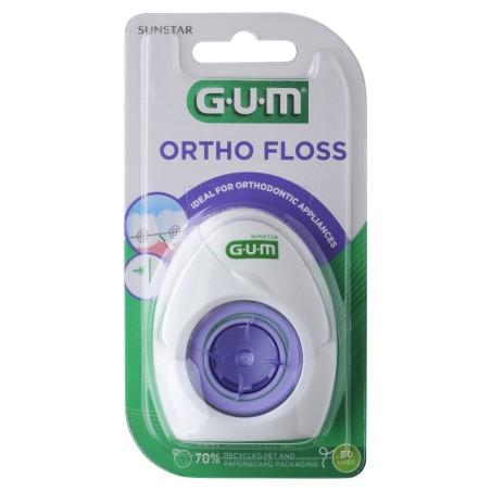 GUM Ortho Floss pour le nettoyage des appareils orthodontiques fixes