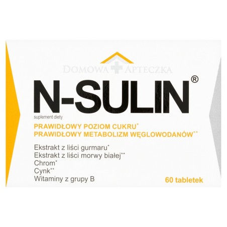 N-Sulin Suplement diety 39 g (60 sztuk)