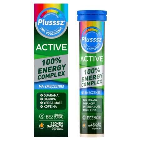 Plusssz Active 100% Energy Complex Dietary supplement 86 g (20 x 4.3 g)