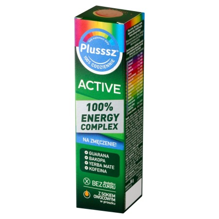Plusssz Active 100% Energy Complex doplněk stravy 86 g (20 x 4,3 g)