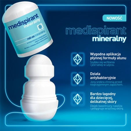 Medispirante Roll-on mineral 40 ml