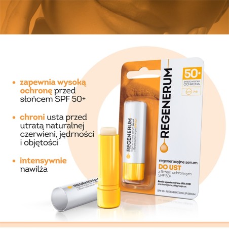 Regenerum Regenerative lip serum with SPF 50+ protective filter