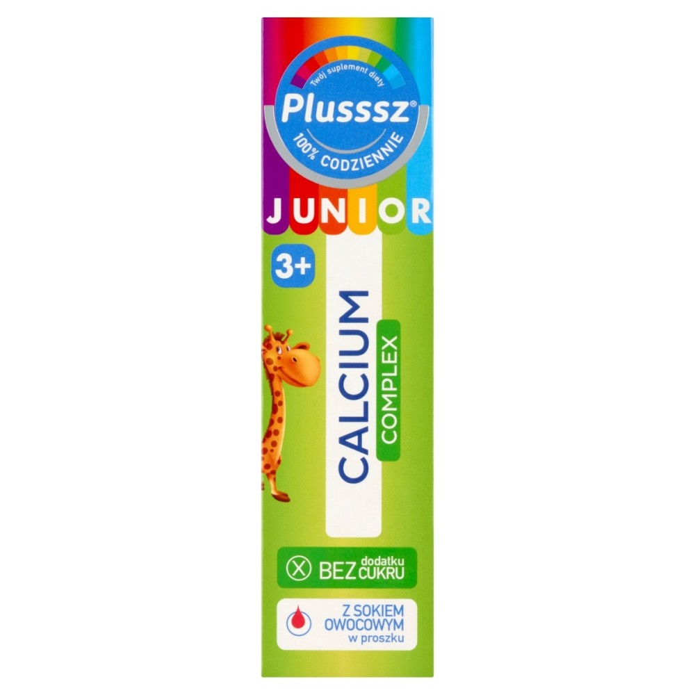 Plusssz Junior Suplement diety calcium complex 80 g (20 x 4 g)