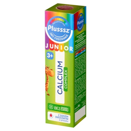 Plusssz Junior Dietary supplement calcium complex 80 g (20 x 4 g)