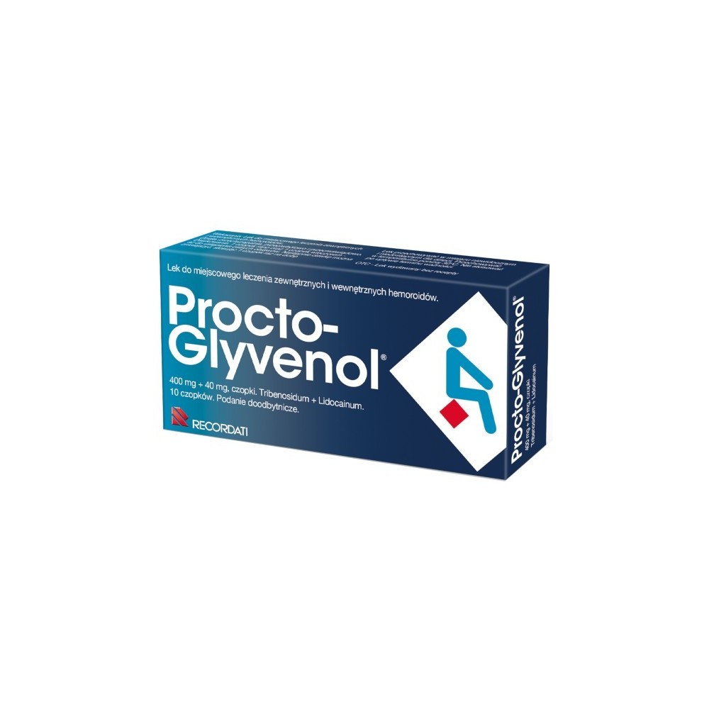 Procto-Glyvenol rektální zátka.