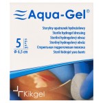 Aqua-Gel Sterilní hydrogelový obvaz Ø 6,5 cm 5 kusů