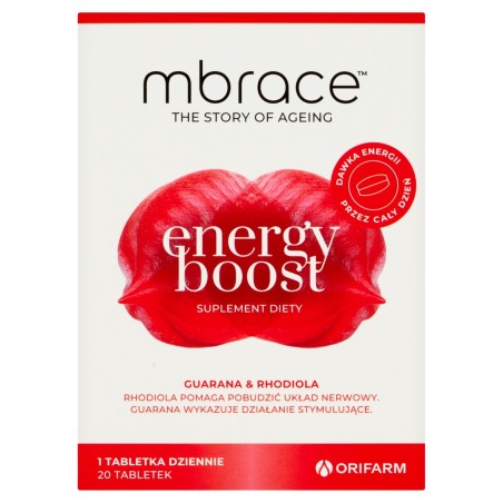 Mbrace Energy Boost Dietary supplement 20.4 g (20 pieces)
