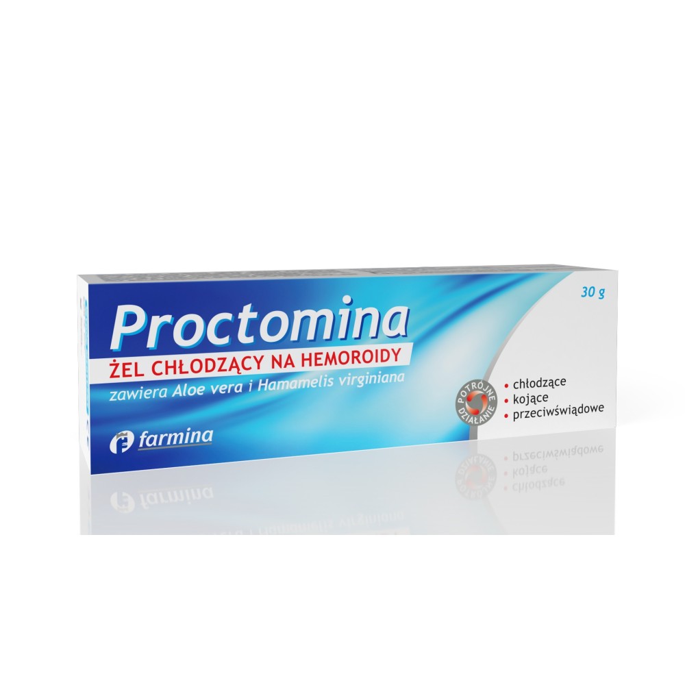 Proctomina Cooling gel for hemorrhoids 30g