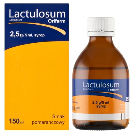 Lactulosum Orifarm 2.5 g/5 ml Orange flavor syrup 150 ml