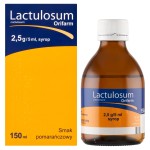 Lactulosum Orifarm 2,5 g/5 ml Syrop smak pomarańczowy 150 ml