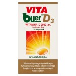 Vita Buer D₃ Suplement diety witamina D 2000 j.m. 16,68 g (120 sztuk)