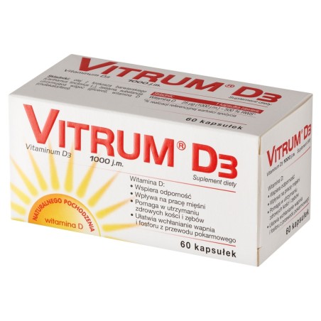 Vitrum D₃ 1000 IU Dietary supplement 60 pieces