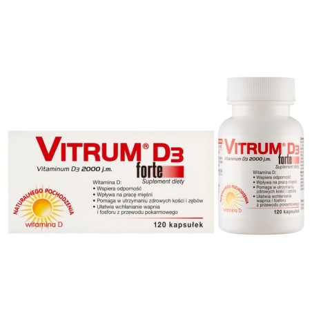Vitrum D₃ 2000 IU forte Dietary supplement 120 pieces