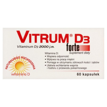 Vitrum D₃ 2000 IU forte Dietary supplement 60 pieces