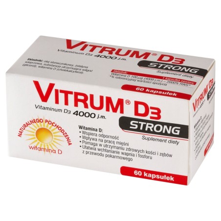 Vitrum Dietary supplement D₃ 4000 IU Strong 60 pieces