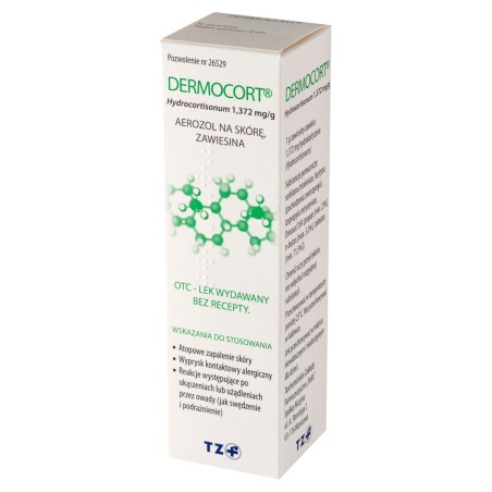 Dermocort 1.372 mg/g Skin aerosol suspension 38.25 g