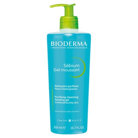 Bioderma Sébium Gel Moussant Antibacterial cleansing gel 500 ml
