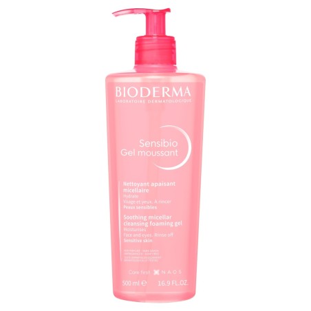 Bioderma Sensibio Gel Moussant Soothing and soothing facial cleansing gel for sensitive skin 500 ml