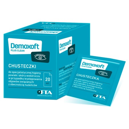 Demoxoft Plus Clean Toallitas 20 piezas