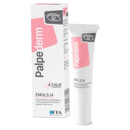 Palpederm Emulsion for the care and protection of irritated skin of the eyelids and eye area 15 ml