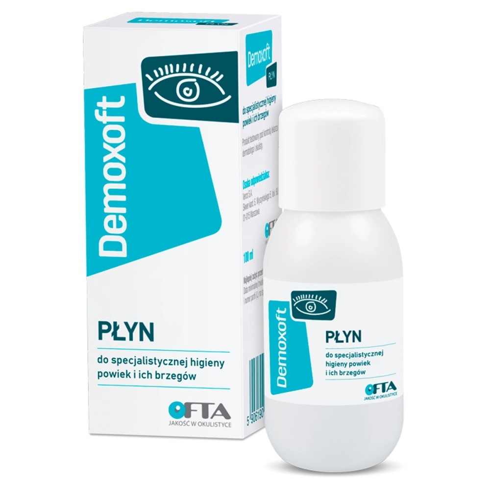 Demoxoft Liquid pro specializovanou hygienu očních víček a jejich okrajů 100 ml