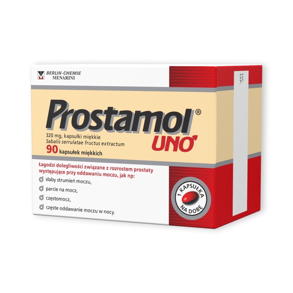 Prostamol Uno kaps.miękkie 0,32 g 90 kaps.