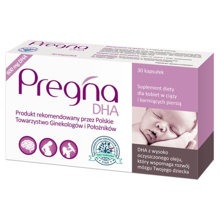 Pregna Dietary supplement DHA 600 mg 30 pieces