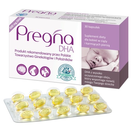 Pregna Dietary supplement DHA 600 mg 30 pieces