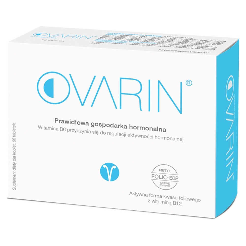 Ovarin Suplement diety dla kobiet 60 sztuk