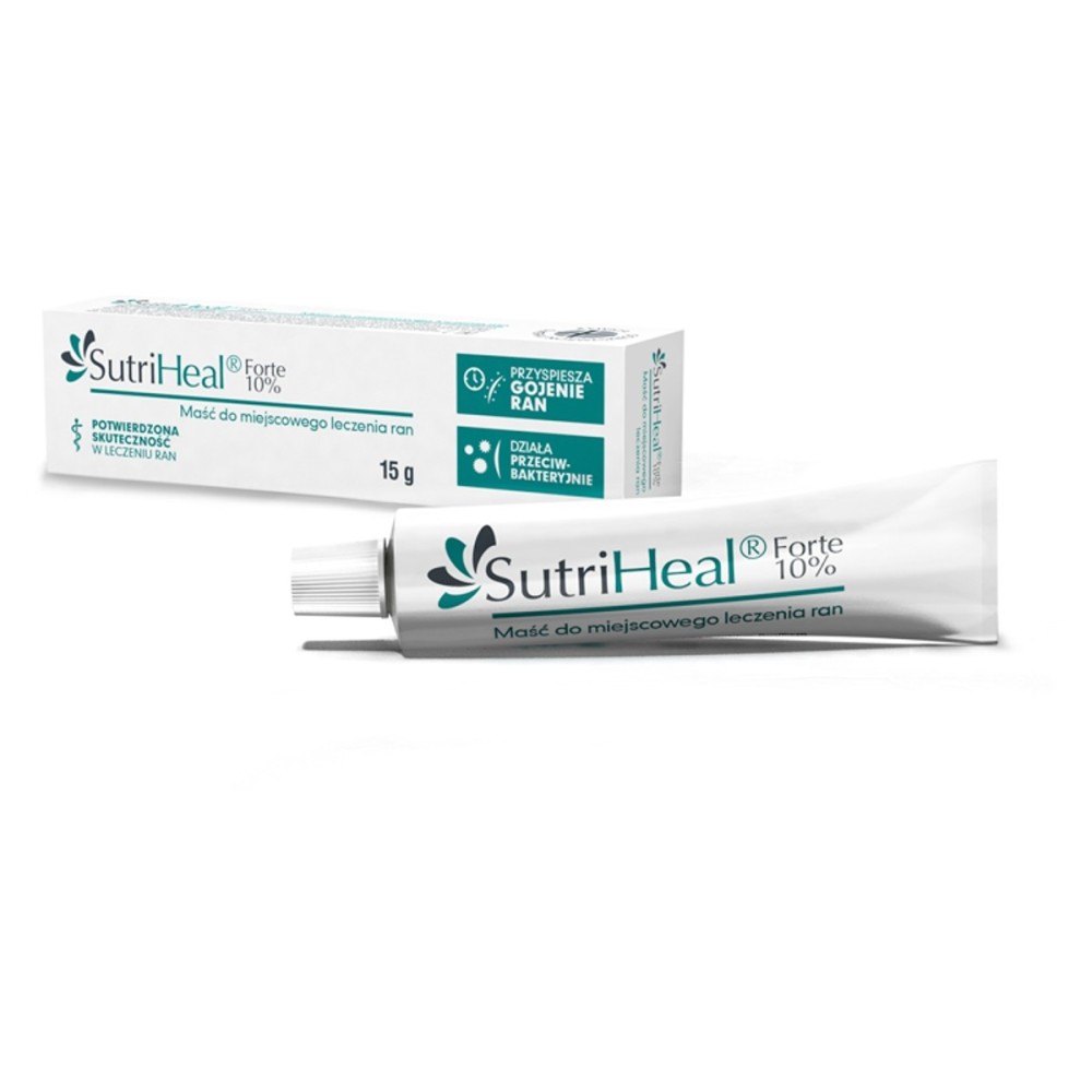 SutriHeal Forte 10 % Maść do miejscowego leczenia ran 15 g