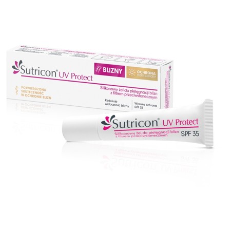 Sutricon UV Protect Gel de soin des cicatrices en silicone avec filtre solaire 15 ml