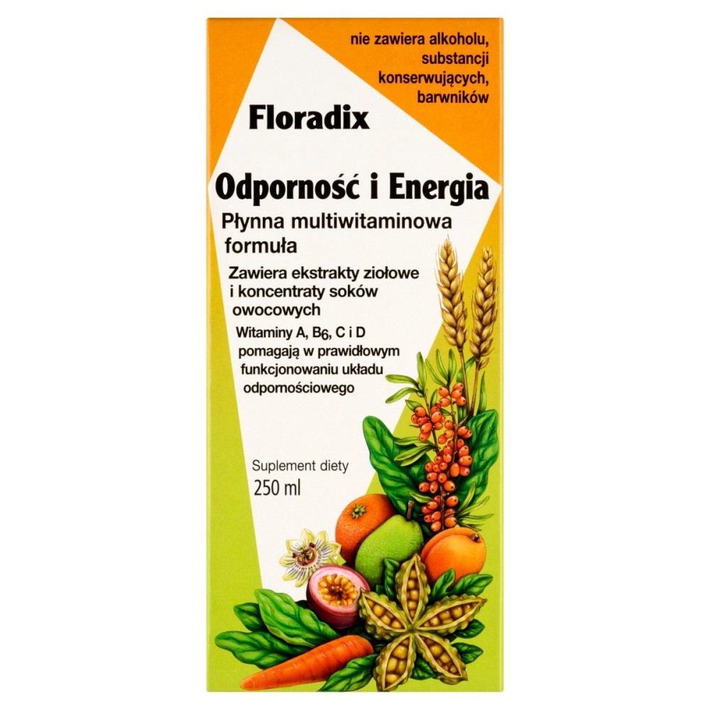 Floradix Complément alimentaire immunité et énergie 250 ml