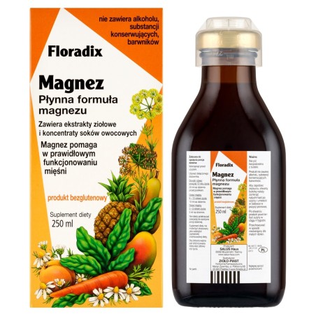 Floradix Integratore alimentare formula liquida a base di magnesio 250 ml