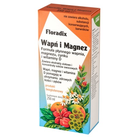 Floradix Dietary supplement calcium and magnesium 250 ml