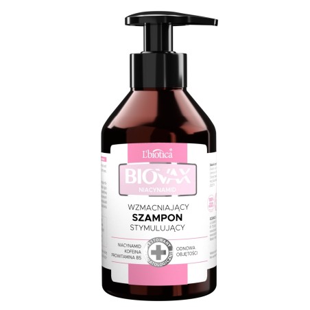 Biovax Niacinamide shampoo for delicate and weakened hair 200 ml