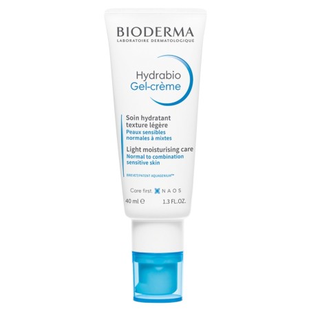 Bioderma Hydrabio Gel-Crème Light, deeply moisturizing cream for dehydrated skin 40 ml