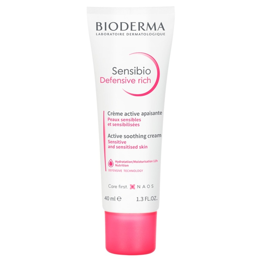 Bioderma Sensibio Defensive Rich Active care that strengthens the skin's defense capabilities 40 ml