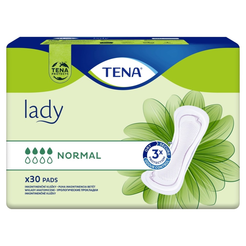 TENA Lady Normal Medical device, anatomical inserts, 30 pieces