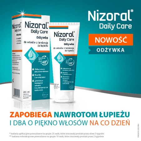 Nizoral Daily Care Odżywka do włosów z tendencją do łupieżu 200 ml