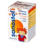 Sanostol vitamine e calcio Integratore alimentare 72 g (60 pezzi)