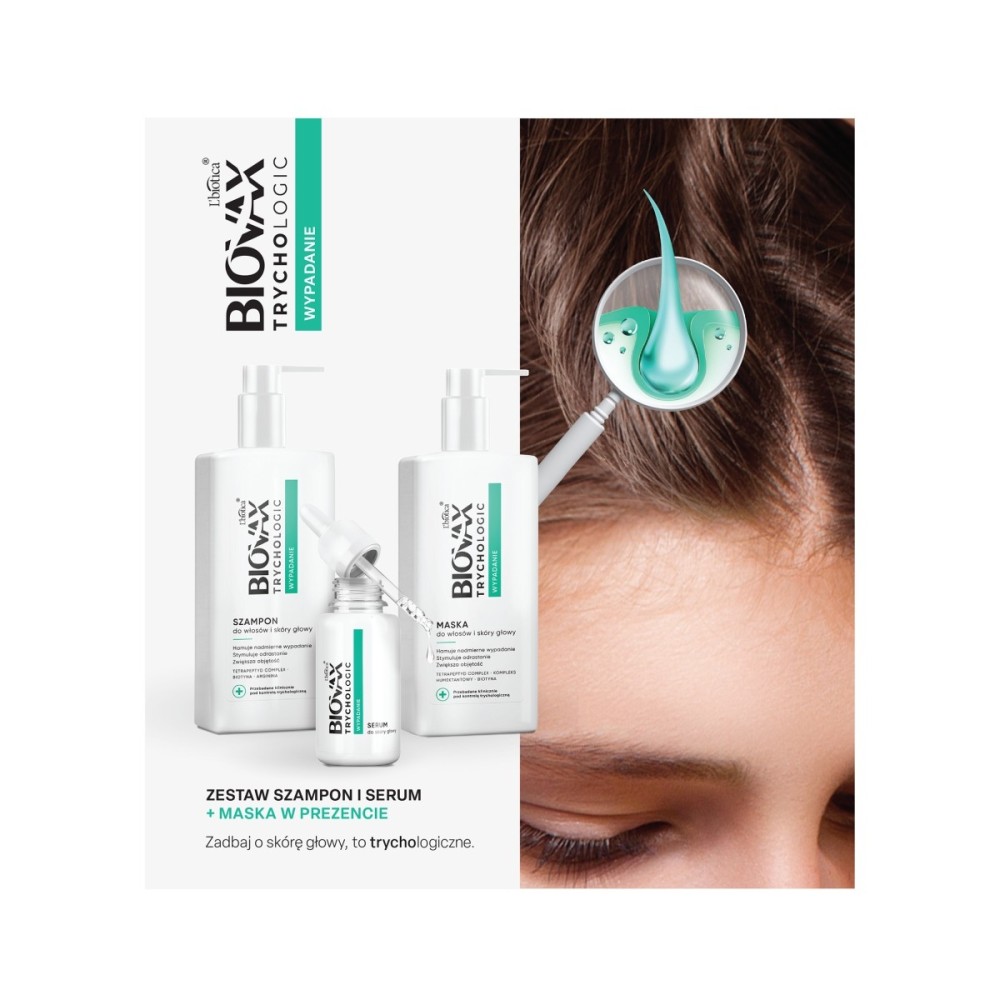 Biovax Trychologic Hair Loss Kit: Shampoo + Serum + Maske