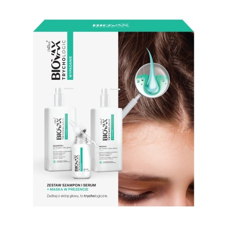 Kit Biovax Trychologic per la perdita dei capelli: shampoo + siero + maschera